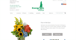 Desktop Screenshot of evergreenflorals.net