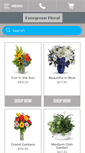 Mobile Screenshot of evergreenflorals.net